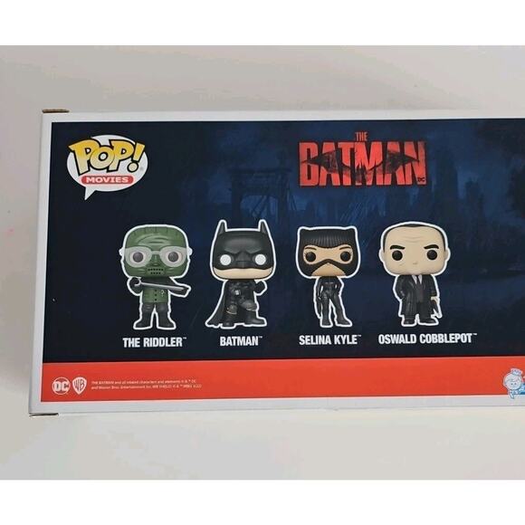 Funko Pop! The Batman 4 Pack Batman, Selina Kyle, Oswald Cobblepot & The Riddler - Picture 6 of 8